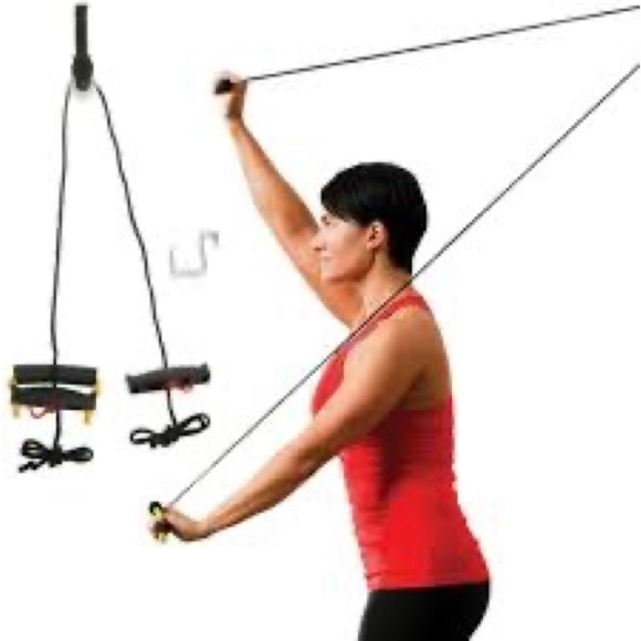Lifeline Econo Shoulder Pulley Deluxe Portable Resistance Trainer Home Exercise - Picture 3 of 8